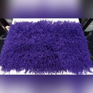 Plush Purple Shag Rug